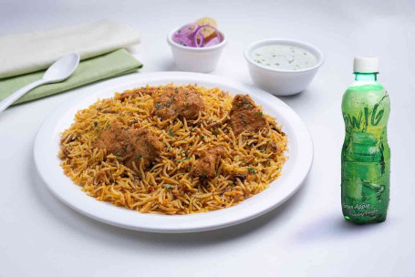 Hyderabadi Chicken Dum Biryani Drink Combo
