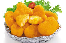 Cheese Corn Nuggets(5 Pcs) (Served With Sauce And Dips)