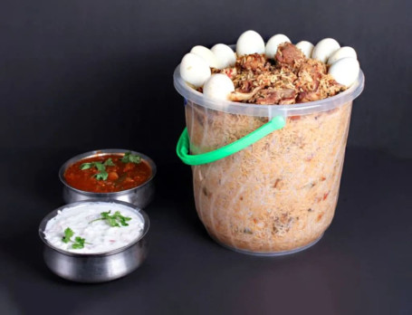 Mutton Small Bucket Biryani Serves 6