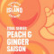 Tidal Series: Peach Ginger Saison