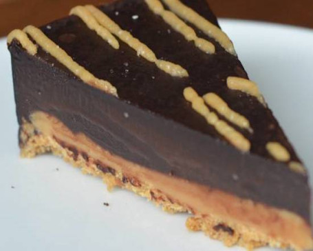 Salted Caramel Chocolate Torte Slice (Eggless)