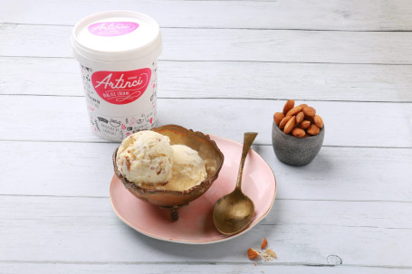 Roasted Almond Keto, Sugar Free Ice Cream-(500Ml)