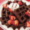 Waffle With Strawberry Filling