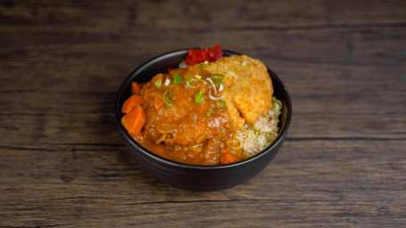 Katsu Salmon Curry Combo
