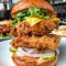 Fried Chicken Two Layer Burger