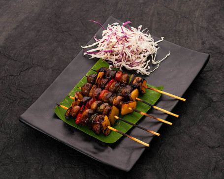 Pandan Mushroom Satay