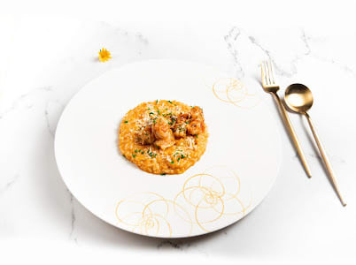 Risotto Allragosta E Camomilla