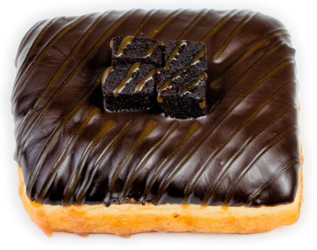 Chocolate Caramel Brownie Donut