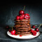 Raspberry And White Chocolate Pancake