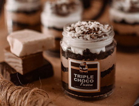 Triple Choco Fusion Dessert Jar