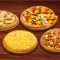 Meal For 4: Veg Core Pizza Combo Cheesy