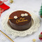 Merry Christmas Chocolate Truffle Cake