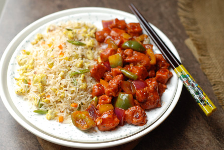 Chicken Fried Rice Chilli Chicken Dry Combo