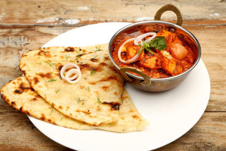 Tandoori Naan (2 Pcs) Kadai Chicken Masala