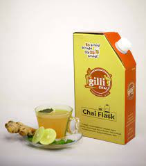 Mint Black Chai Flask