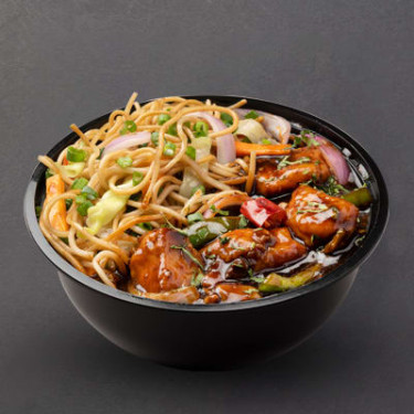 Black Pepper Chicken With Choice Of Noodles