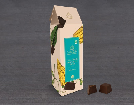 Smoor Vegan Bites Pack Of 5 Box 80% Cocoa