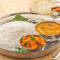 Sambar Aloo Fry With Steamed Rice