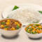 Black Chana (Usal), Mix Veg Poriyal With Rice