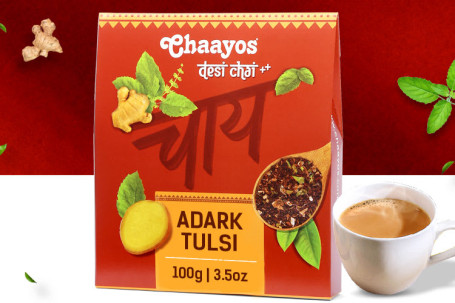 Spiced Assam Tea Adrak Tulsi Chai (100G)