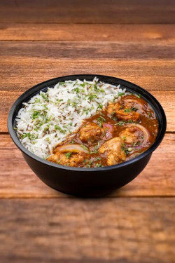 Chicken Tawa Rice Bowl