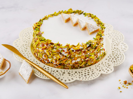 Kaju Barfi Eggless Cake