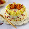 Gulab Jamun Vanilla Eggless Cake