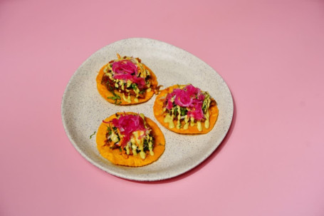 Tostadas Tinga Vegetariana