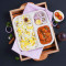 Gerookte Boterkip, Rijst Lunchbox met Gulab Jamun (2 stuks) Combo