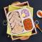 Chicken Kheema, Chapati Lunchbox met Gulab Jamun (2 stuks) Combo