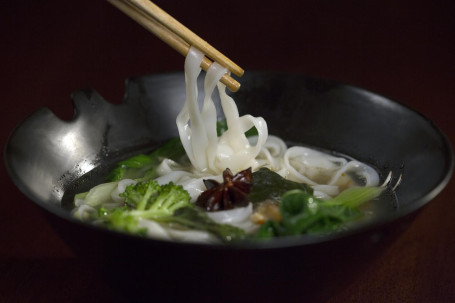 Vietnamese Noodles Clear Soup Vegetable