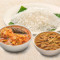 Dhaba Style Chicken Curry (With Bone), Rajma With Rice