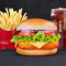 Bbq Chicken Burger Combo (M)