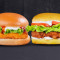 Paneer Delight Burger+ Homestyle Chicken Burger