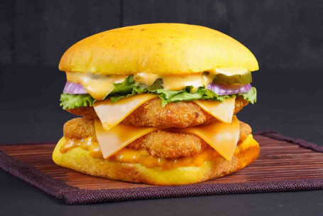 Double Decker Chicken Burger [New]