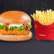 Paneer Delight Burger+Fries (M)