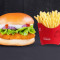 Railway Cutlet Burger+Fries (M)