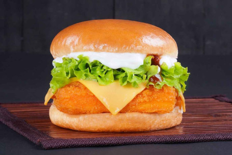 Paneer Delight Burger With Cheese