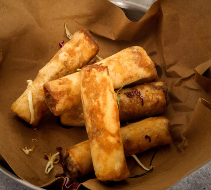 Vegetable And Cheese Spring Rolls