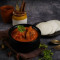 Idli With Dhaba Style Chicken Curry