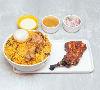 Chicken Biryani Tandoori Chicken