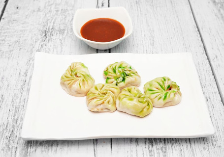 Steam Chicken Momos [5 Pieces]