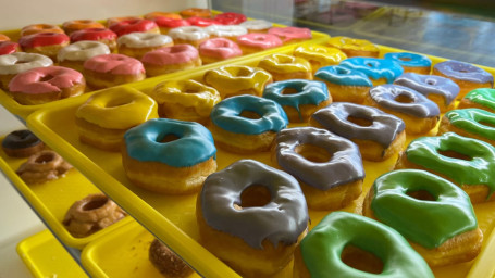 Assorted Iced Cake Donuts