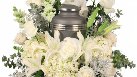 Eternal Peace Urn Cremation Flowers (Urn Not Included)