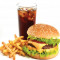 Chicken Cheese Burger Chicken Fries Ice Lemon Tea [250 Ml]