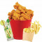 Chicken (4 Pcs)Bucket Chicken Fries Ice Lemon Tea [250 Ml]