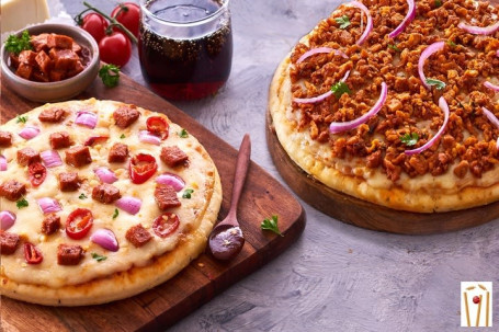 Make Your Own Value Meals 2 Indian Pizzas Pepsi