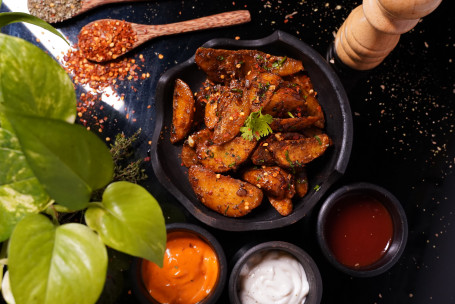 Honey Chilly Potato Wedges