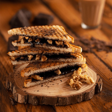 Chocolate Walnut Grill Sandwich