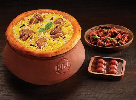 Claypot Hyderabadi Mini Family Combo Boneless Chicken (Serves 2)